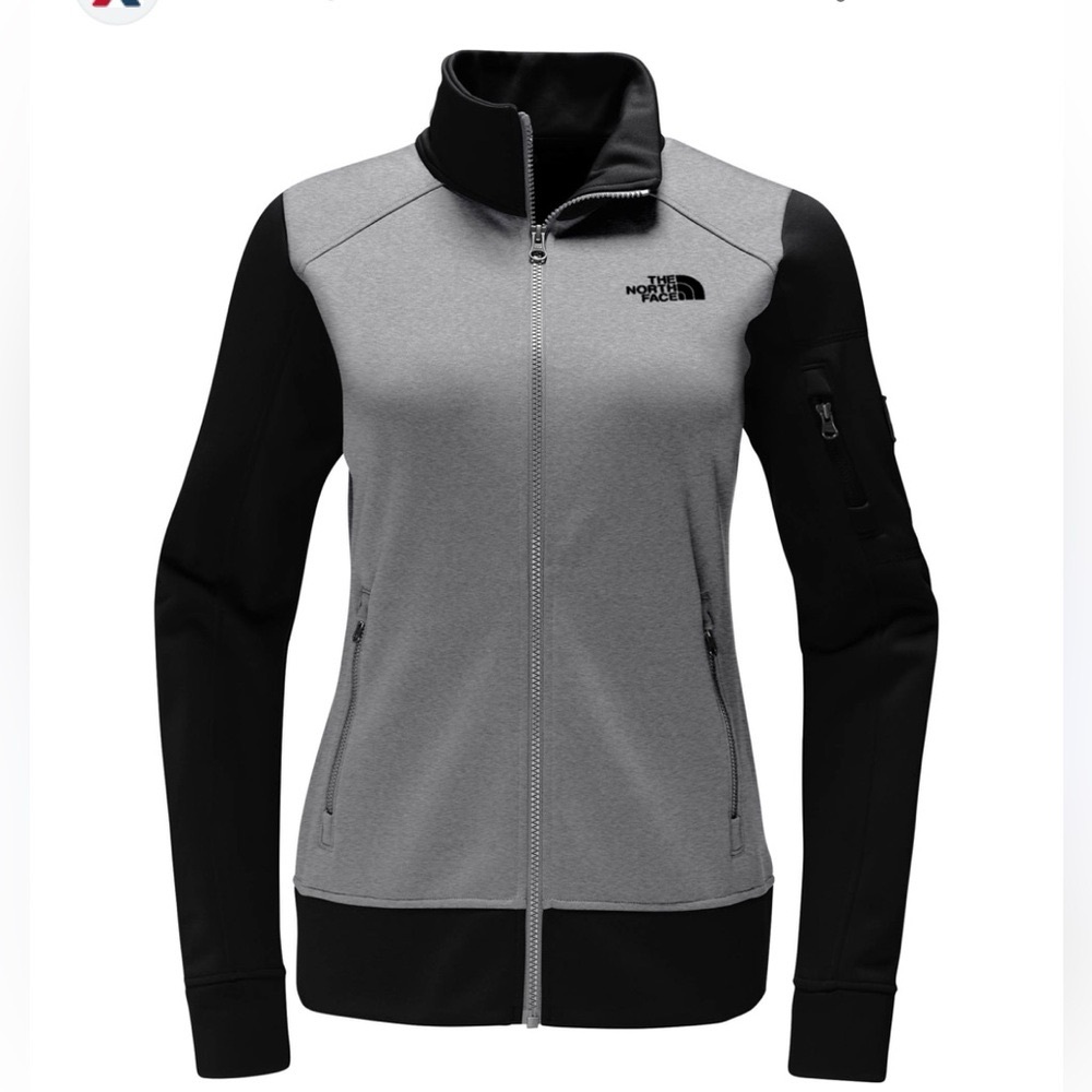 The North Face Women’s Amazie Mays Gray Black Full Zip Jacket